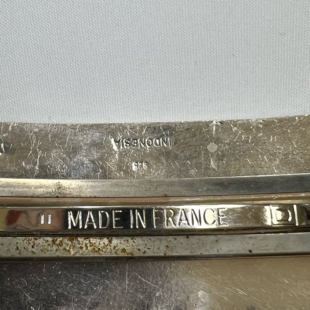 Vintage Sterling Silver French Hair Barrette - Picture 12 of 16